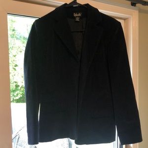 Rafaella Corduroy black blazer
